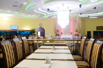 Interior of a restaurant