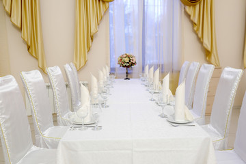 Interior of a restaurant