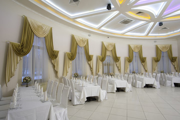 Interior of a restaurant