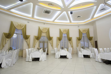 Interior of a restaurant