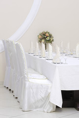 Interior of a restaurant