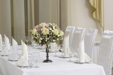 Interior of a restaurant