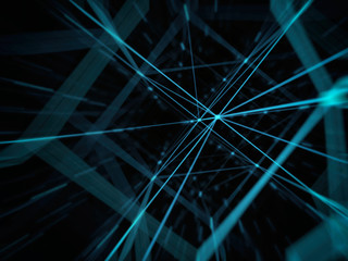 Futuristic virtual technology background, Fiber virtual optic cables, fibre connection, telecomunications concept, digitally generated image.