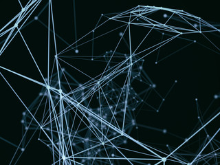 Futuristic virtual technology background, Fiber virtual optic cables, fibre connection, telecomunications concept, digitally generated image.