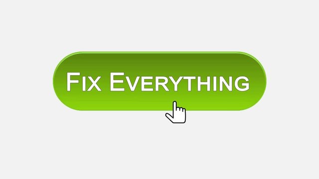 Fix everything web interface button clicked with mouse, different color choice