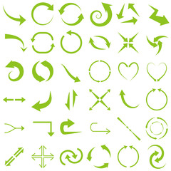 green arrows design