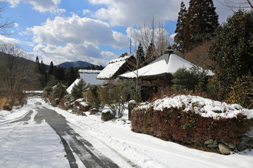 Fototapeta premium 冬のふるさと旅行村