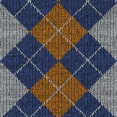 Seamless knitted pattern 