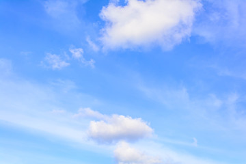 blue sky cloud on air