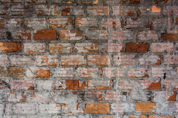 Old walls cracking and texture