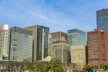 Fototapeta premium 東京のビル群