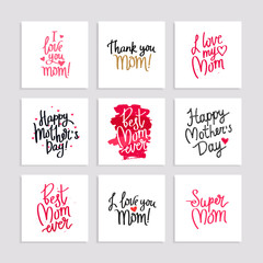 Set cards to the Happy Mother's Day