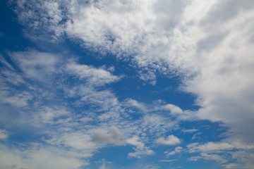 cloud on blue sky
