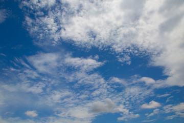 cloud on blue sky