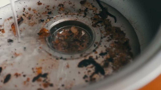 Kitchen drain clogging up with food particles