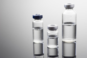 Three Medical Vials