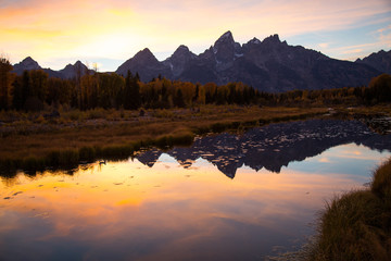 Reflections along the snake river