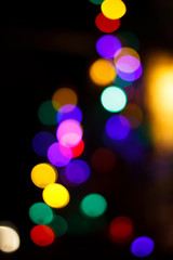Colorful abstract bokeh
