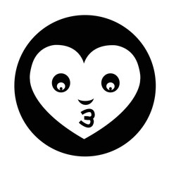 Heart Face Emotion Icon