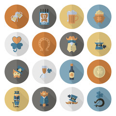 Saint Patricks Day Icon Set