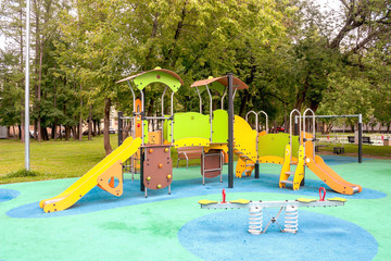 Playground for fun games and children's education