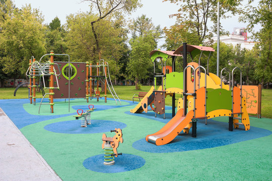 Playground for fun games and children's education