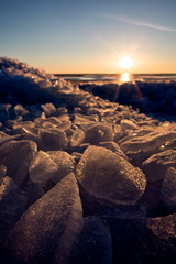 Dazzling ice stack