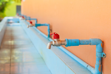 Naklejka premium faucet at schools in thailand