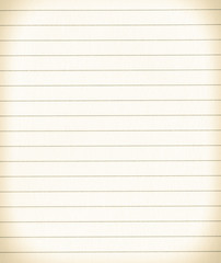 Ruled sheet of paper texture or background  - 138156676