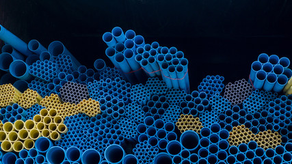 Water pvc pipes background pattern