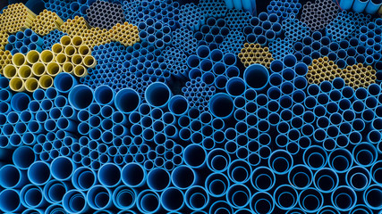 Water pvc pipes background pattern
