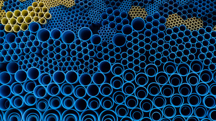 Water pvc pipes background pattern