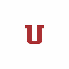 U Letter Formal Logo Vector