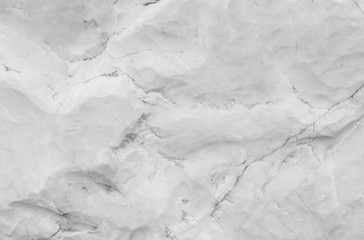 Closeup surface abstract marble pattern at the marble stone for decorate in the garden texture background in black and white tone