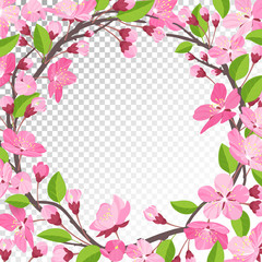 Fototapeta na wymiar cherry blossom background