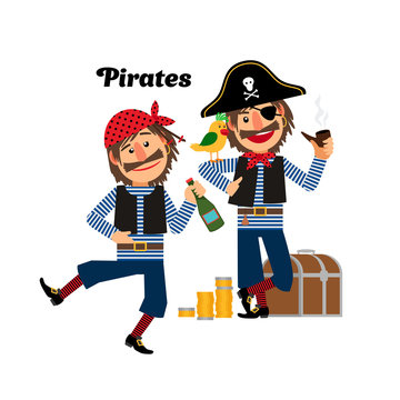 Two pirates icons