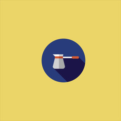 cezve icon flat design