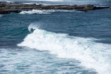The coast of Atlantic ocean