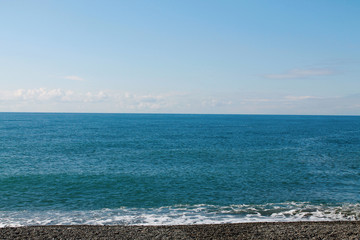 Seascape. Sunny day. Black Sea. Screensaver on your desktop.