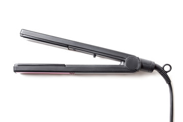 Black Hair iron isolated on white background