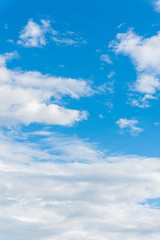 blue sky with cloud