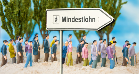 Schild 179 - Mindestlohn