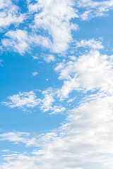blue sky with cloud