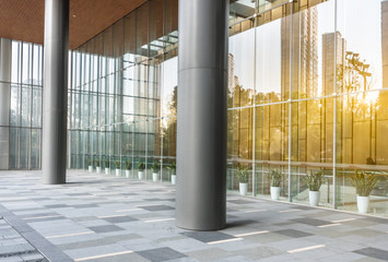 Fototapeta premium city square,business financial district in China.