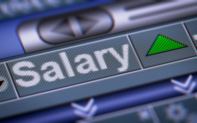 Index of Salary on the screen. Up.