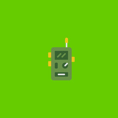 walkie talkie icon flat design