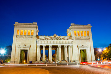 Fototapeta premium Night view of the Munich, Bavaria, Germany.