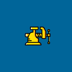 vise icon flat design