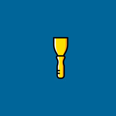 trowel icon flat design