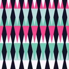 Seamless vector background with abstract geometric pattern. Print. Repeating background. Cloth design, wallpaper.
